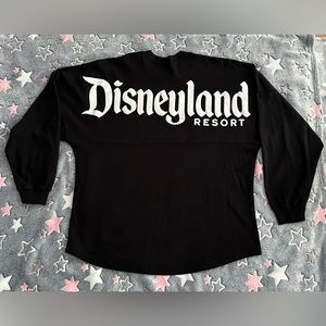 Disneyland Resort Black Spirit Jersey Long Sleeve Size L